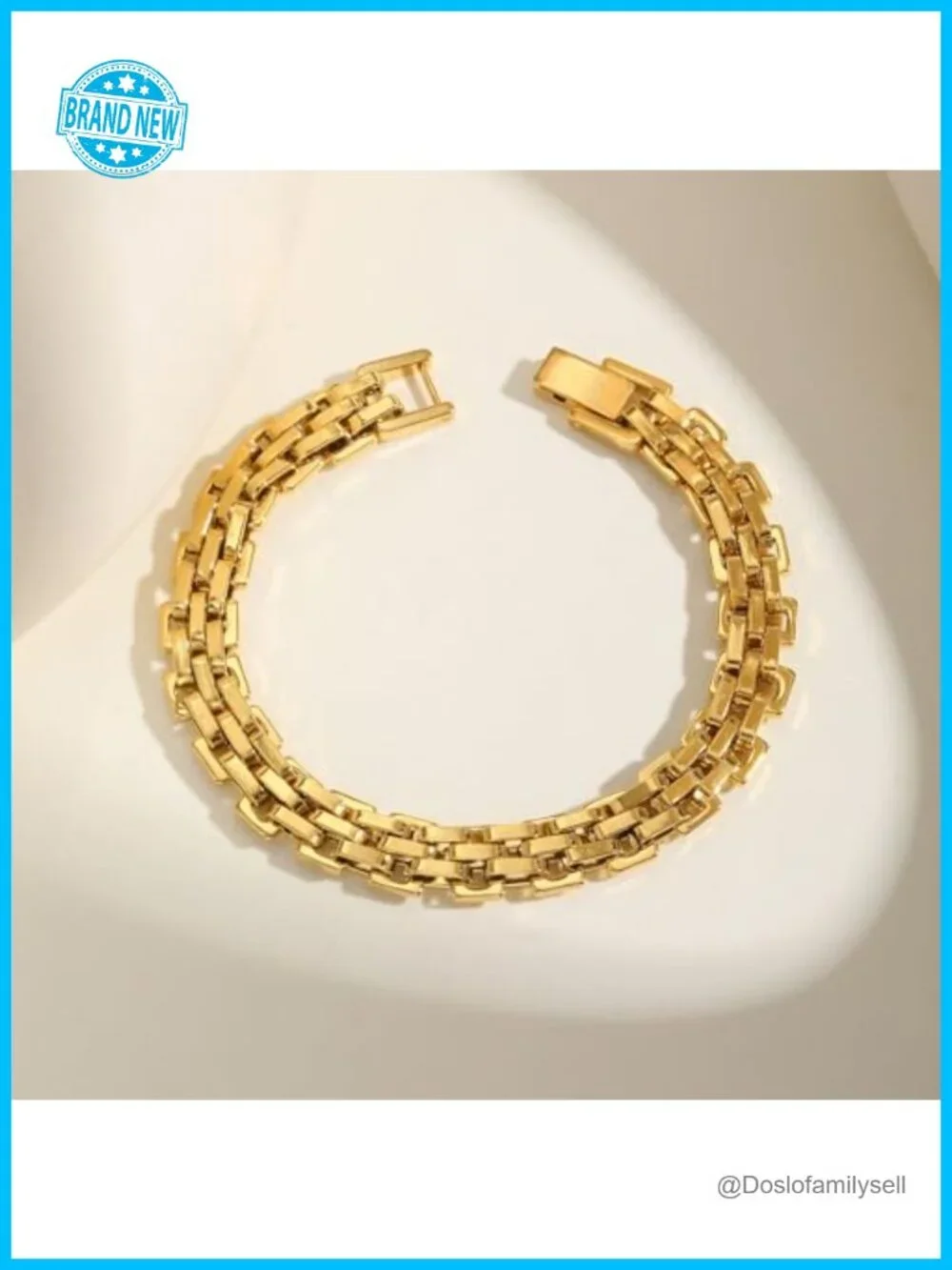 18K Gold Plated CZ Bangle Set Stainless Steel Love Bracelets